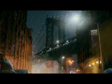 Brooklyn New York | Dumbo | Thunder & Rain Sounds To Help You Sleep | 8Hrs