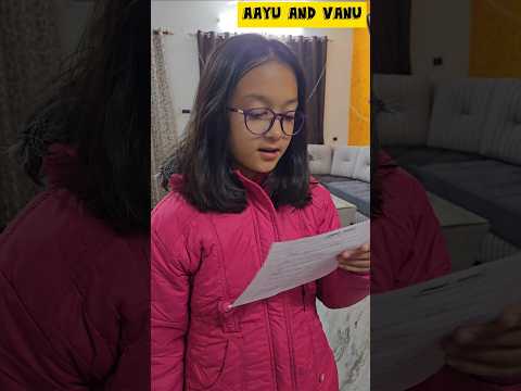 Mini Vlog 439 - Aayu Ka PRACTICE Time 😃🤩 #aayuandvanu #shorts #youtubeshorts #ytshorts #minivlog