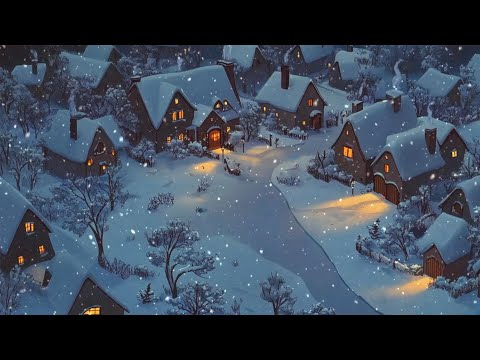 cold, snowy nights with vintage oldies playing in another room (sound of soothing snowfall)