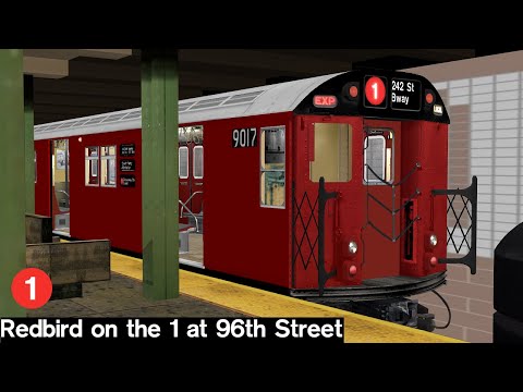 OpenBVE Virtual Railfanning Minis: Redbird on the 1 at 96th Street