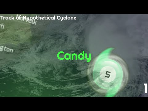 Track of Hypothetical Cyclone Candy |1| •LCA•