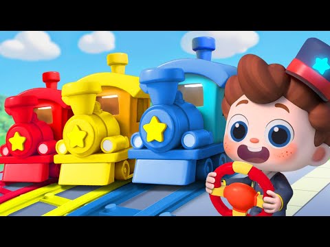 Train Choo Choo Song | Learn Farm Animals | Educational | Nursery Rhymes & Kids Songs | BabyBus