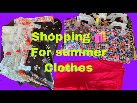 April 13,21 Shopping 🛍 for summer clothes