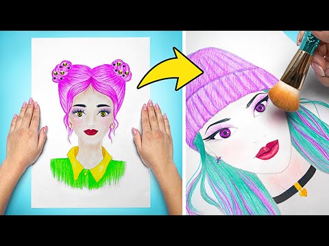 From Ordinary to Extraordinary: Paper Doll Glow-Ups | Makeover DIY by Slick Slime Sam's Maker World