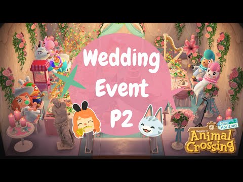 ACNH Wedding Event Part 2! // Animal Crossing: New Horizons Designs!