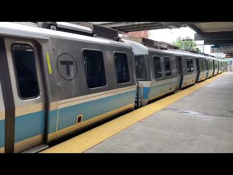 MBTA Blue Line 0700 Departing Wood Island