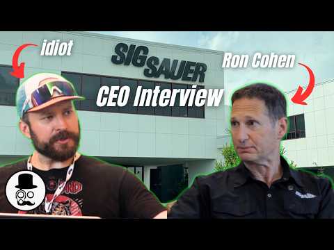 SIG CEO Interview - Ron Cohen talks to an idiot about gun stuff