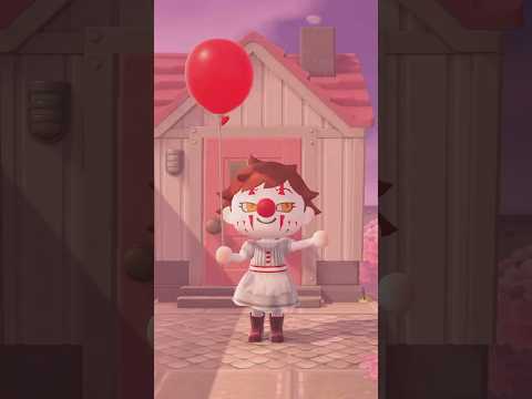 Oh Georgie!!! 😏 pennywise movie cosplay ACNH | animal crossing new horizons