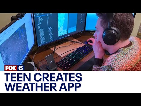 Whitefish Bay teen hopes weather app he created earns him $5,000 | FOX6 News Milwaukee