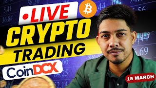 🔴LIVE CRYPTO TRADING 15 MARCH BITCOIN #CRYPTOLIVE